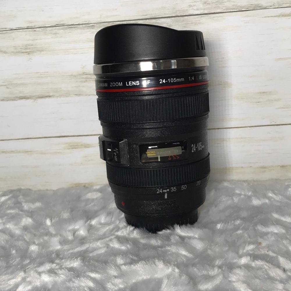 Digital camera cup coffee tea travel mug